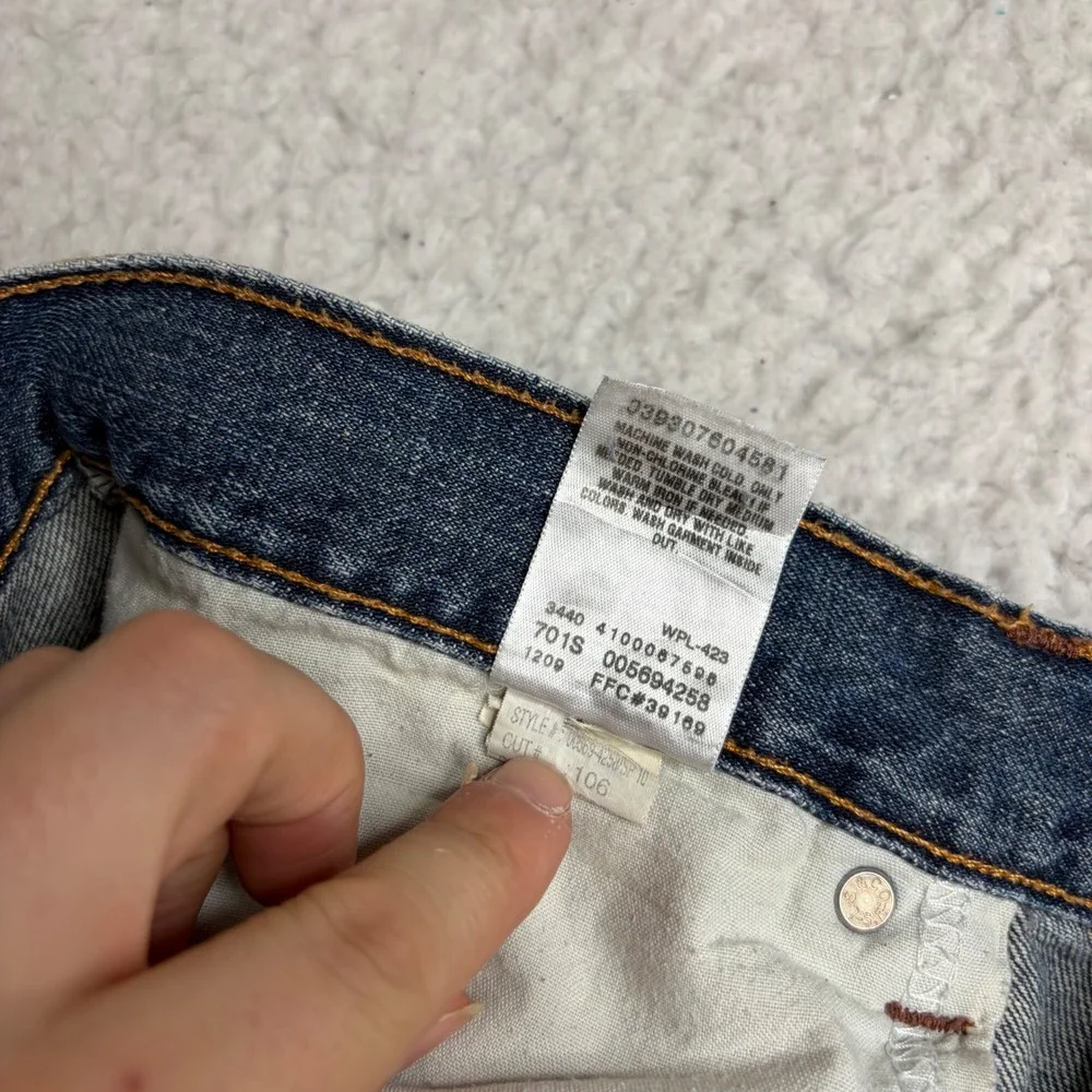 Y2K Levis 569 Loose Straight Jeans Mens 34x30(36x29) Blue Denim faded baggy